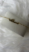 Peace Serenity 18K Gold Plated Stainless Steel Word Necklace