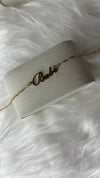Babes 18K Gold Plated Stainless Steel Word Necklace