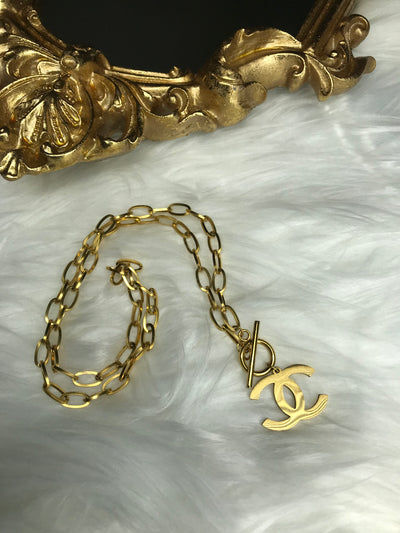 Repurposed / Reworked Chanel Charm Necklace