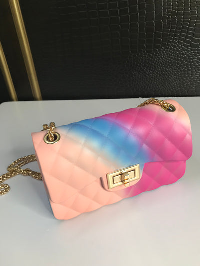 So Me Multi-Color  PVC Jelly Handbag -Small