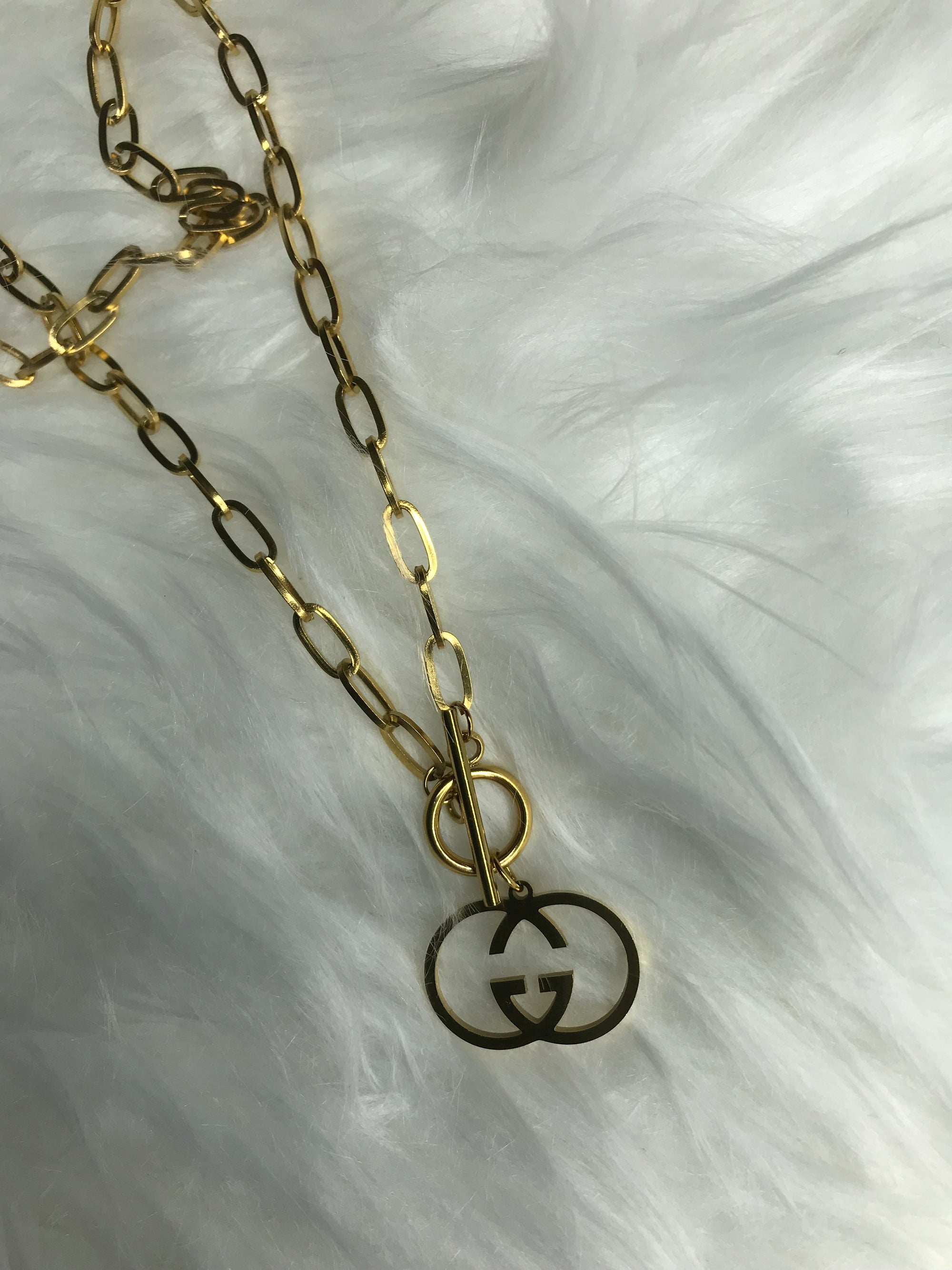 Repurposed / Reworked GG Pendant Necklace