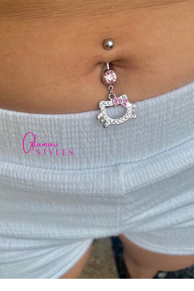 Hello Kitty Diamond Belly Ring