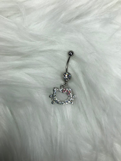 Hello Kitty Dangling Belly Ring