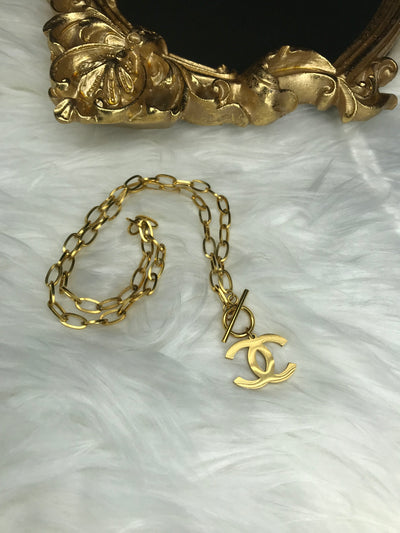 Repurposed / Reworked Chanel Charm Necklace