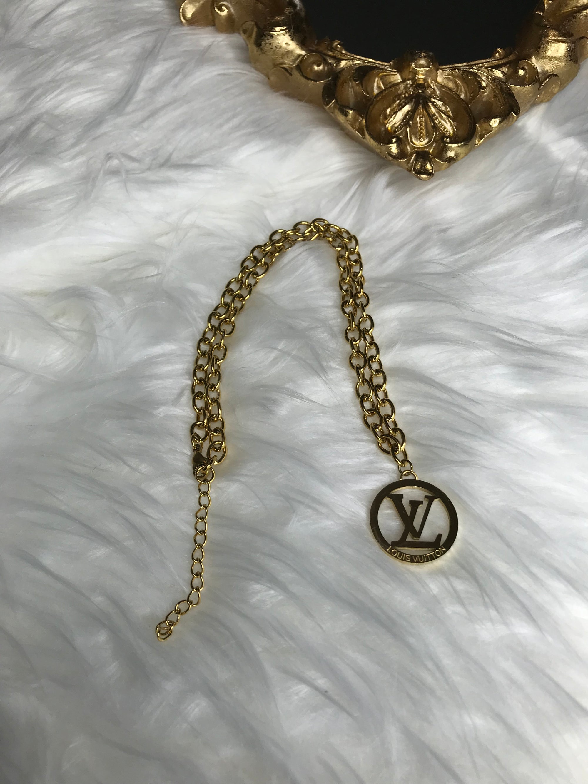Louis Vuitton, Jewelry, Lv Monogram Charms Necklace